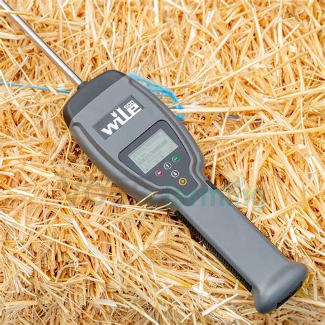 hay silage moisture meter|straw silage temperature meter.